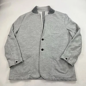 Blazer tejido con entrada marca Faherty abrigo deportivo gris para hombre XXL tejido BONITO - Imagen 1 de 11