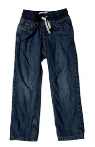 Preowned- Old Navy Relaxed Fit Insulated Denim Jeans Boys (Size 5T) - Picture 1 of 6