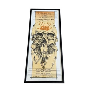 Derek Hess Poster 2002 Coalesce Dust Mite Skull Pinky Agora Art Print Framed! - Picture 1 of 7