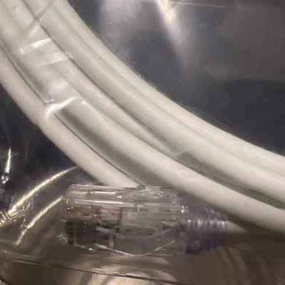 Panduit UTP28X15 Cat 6A 28 AWG UTP Copper Patch Cord 15 Feet White - NEW - Image 1 of 3