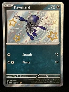 Pawniard 185/091 SV: Paldean Fates Holo - Picture 1 of 2