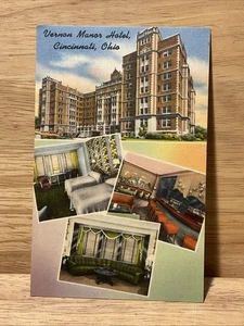 Vintage Postkarte, Vernon Manor Hotel Cincinnati, Ohio  - Bild 1 von 2