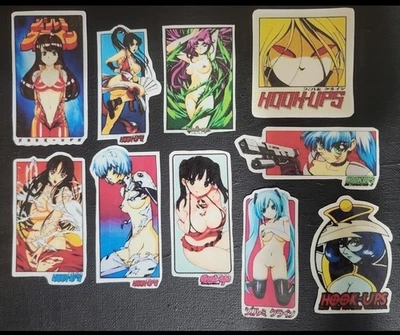 Lote de 10 adesivos inspirados em conexões impressos em vinil e conjunto laminado #2 - Imagem 1 de 4