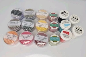 Lot Of 17 Flower Soft & Fun Flock Scrapbook Embossing Powder Various Color - Picture 1 of 19