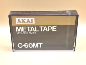 AKAI METAL C-60MT Blank Audio Cassette Tape (Sealed) New - Picture 1 of 8