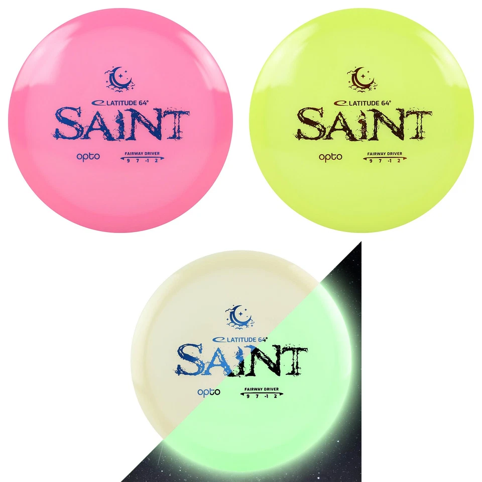 Latitude 64 Disc Golf Opto Moonshine Saint Fairway Driver 9/7/-1/2 - Image 1 of 1