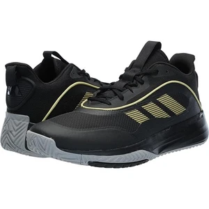 NWT adidas Men's Own The Game 3.0 Basketball,Black/Gold Metallic/Solid Grey,8.5 - Foto 1 di 7
