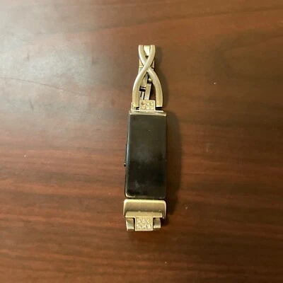 Fitbit Inspire HR Fitness Tracker - Black Case Fb413 SM Silver Band No Charger - Imagem 1 de 4