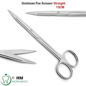Tijeras dentales quirúrgicas Goldman-fox para recortar sutura de tejido cizalla disectiva - Imagen 1 de 3