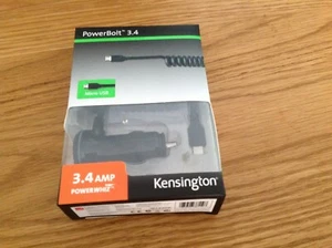 Kensington Powerbolt 3.4 Amp Dual Port Car Charger iphone 5 5s 5c se 6 6s 7 8 x - Picture 1 of 5