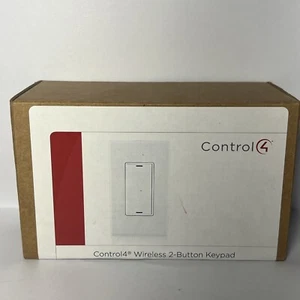 Control4 Wireless 2-Button Keypad #C4-KP2-Z-A (Light Almond) - Picture 1 of 3