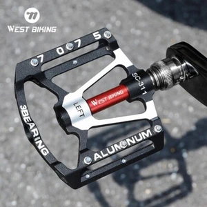 WEST BIKING Fahrrad Pedale Quick Release 3 Lager Aluminium Plattformpedale - Bild 1 von 19