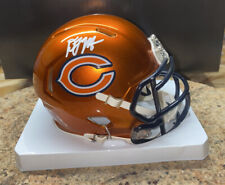 DJ MOORE signed CHICAGO BEARS FLASH Mini Football Helmet w/COA BECKETT PROOF