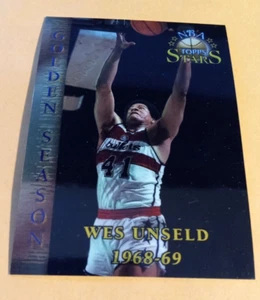 1996 Topps NBA Stars feinstes Chrom parallele Karte Wes Unseld #46 - Bild 1 von 2