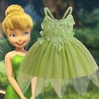 Peter Pan Elf Costume Girls Baby Dress Cosplay Party Birthday Dresses Halloween