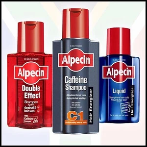 Alpecin Caffeine Shampoo Liquid Hair Loss Energizer Promote Growth Double Effect