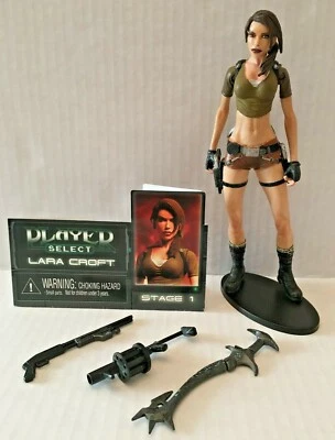 Figura de acción Tomb Raider Stage 1 LARA CROFT 7" Player Select NECA 2006 Foto 1 de 2