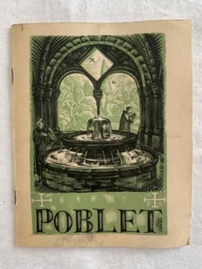Brochure: The Abbey Of Poblet (Tarragona, Spain). Printed 1960. - Picture 1 of 5