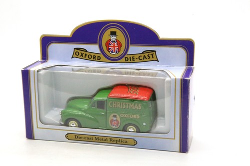VANS Oxford Diecast Model MM006 Morris Minor Van Club Christmas Model 2005
