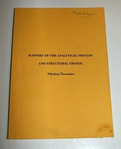 Support Of The Analytical Process And Structural Change Treurniet FREE SHIPPING! - Picture 1 of 3