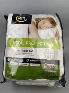 Serta Total Protection Mattress Pad Waterproof Hypoallergenic Full Size - Picture 1 of 4