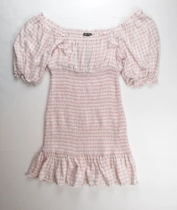Lily Rose Short Sleeve Smocked Bodycon Dress Juniors Size S - Picture 1 of 13