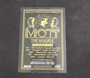 "Pegatina Mott The Hoople 2 5/8"" x 1 7/8" - Imagen 1 de 2