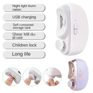 3 In 1 Automatic Electric Nail Clipper Nails Toe Trimmer Cutter Clipper Manicure - Picture 1 of 22