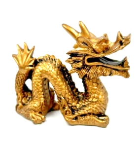 Chinese Feng Shui Dragon Figurine Lucky Office Home Business Decoration - Picture 1 of 11