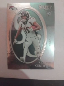 2023 Panini Select Certified RC Marvin Mims Denver Broncos - Picture 1 of 5