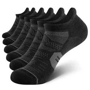NEW 6Pack Women's Running Ankle Socks with Cushion Low Cut Athletic Tab Socks - Picture 1 of 7