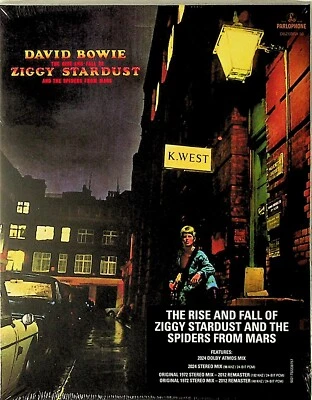 David Bowie -The Rise & Fall Of Ziggy Stardust Blu Ray NEW -2024 (Dolby Atmos)  - Image 1 of 2