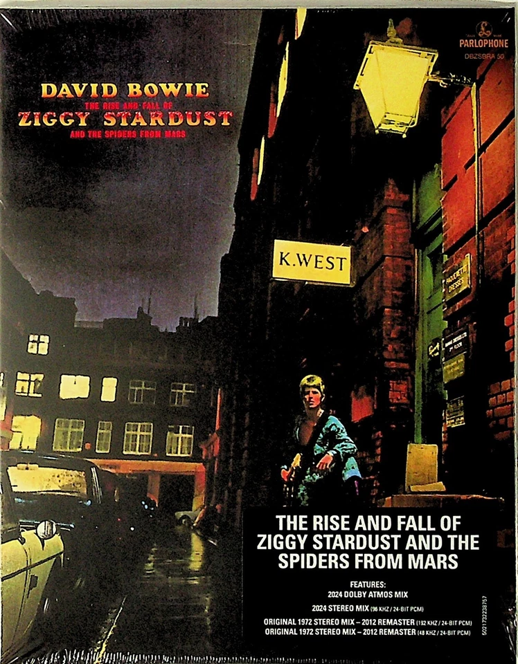 David Bowie -The Rise & Fall Of Ziggy Stardust Blu Ray NEW -2024 (Dolby Atmos)  - Image 1 of 2