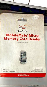 Verizon SANDISK MobileMate Micro Memory Card Reader New Sealed! - Picture 1 of 5