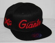 NWT Rings Crowns CUBAN X GIANTS Negro Leagues Snapback Black & Red Hat Cap *T9