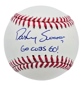 Dansby Swanson Signed Baseball OMLB Rawlings Go Cubs Go MLB Fanatics COA - Picture 1 of 2