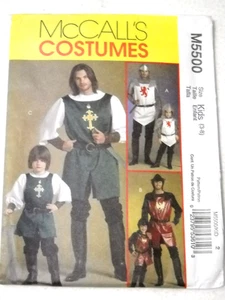 McCalls 5500 Mittelalter Nachtprinz Kostüm Kinder Gr.3-8 Schnittmuster - Bild 1 von 2