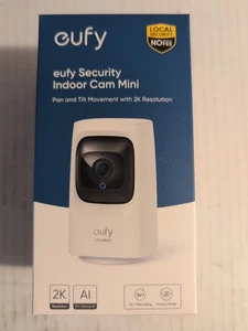 Cámara de seguridad interior Eufy con movimiento panorámico e inclinable y resolución 2K NUEVA, SELLADA - Imagen 1 de 1