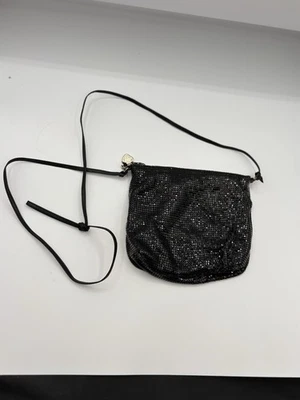 Whiting & Davis 黑色晚装单肩包网眼正式鸡尾酒美国制造复古 — 第 1/4 张图片