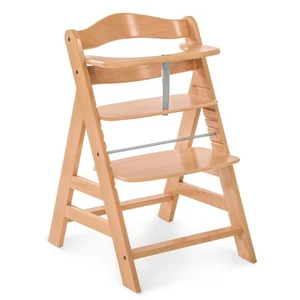 Asiento de silla alta ajustable Hauck Alpha+ Grow Along, madera de haya, natural (caja abierta) - Imagen 1 de 6
