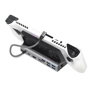 10-in-1 Docking Station for & Ally, Dual Cooling Fan 5 USB8196 - Afbeelding 1 van 10