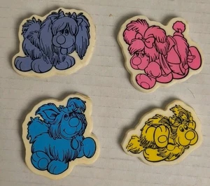 4 - Vtg 80s Disney's Fluppy Dogs Refrigerator Fridge Magnets Set Plastic - Picture 1 of 6