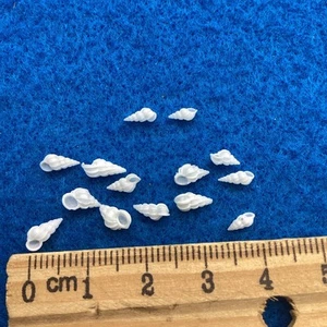 14 WINZIGE GOLEFALLE Muscheln seltener Fund klein Basteln Kunsthandwerk Muscheln B - Bild 1 von 6