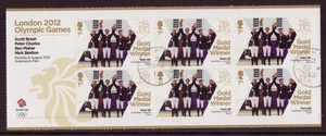 GREAT BRITAIN LONDON 2012 EQUESTRIAN JUMPING TEAM MINIATUR SHEET F.USED OLYMPICS - Picture 1 of 1