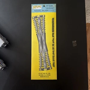 Vintage Atlas USA HO #117 12 1/2 Crossing Track Nickel Silver Code 100 NIP NOS - Picture 1 of 4