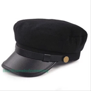 Hombres Panadero Gorras Sombrero Pescador Griego Marinero Violinista Conductor Taxista Gorra Algodón - Imagen 1 de 19