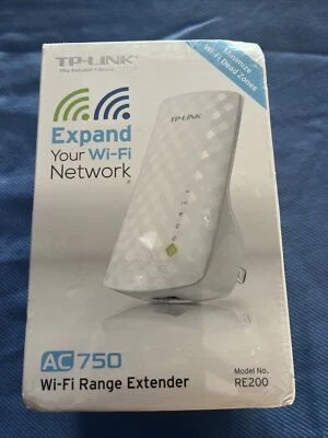 TP-Link RE200 AC750 Wireless Dual Band WiFi Range Extender, Repeater, Booster - Image 1 of 4