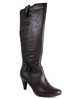 Alfani Jeanna para mujer hasta la rodilla marrón imitación cuero talla 7,5 M Foto 1 de 4