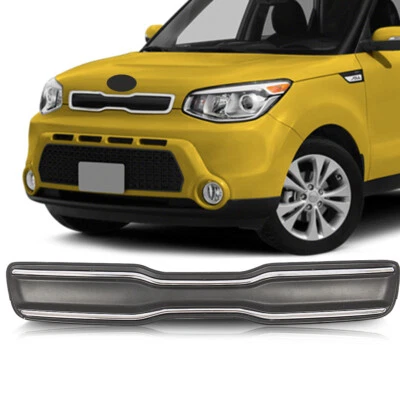 Front Upper Grille For 2014-2019 Kia Soul Black W/Chrome Trim 86350B2000 Foto 1 de 4