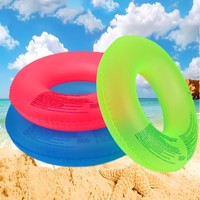 Kids Adults PVC Fluorescence Inflatable Swimming Pool Float Swim Ring Beach Raft